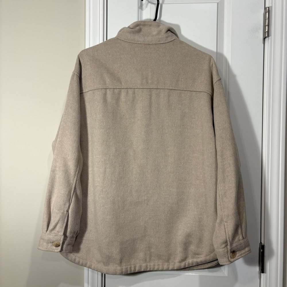 Member’s Mark Beige Button-Up Shacket - image 3